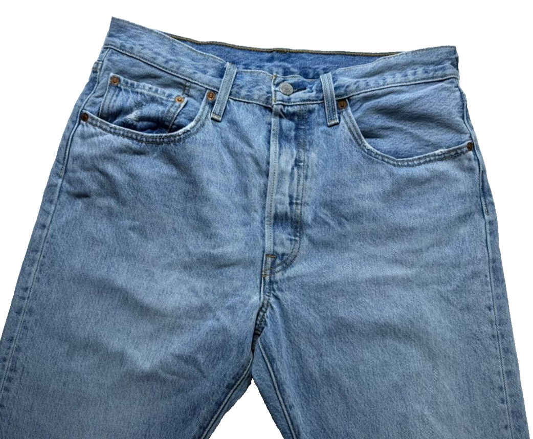 Levi Strauss & Co Men's Light Blue Vintage Denim Jeans Straight Leg Size 30