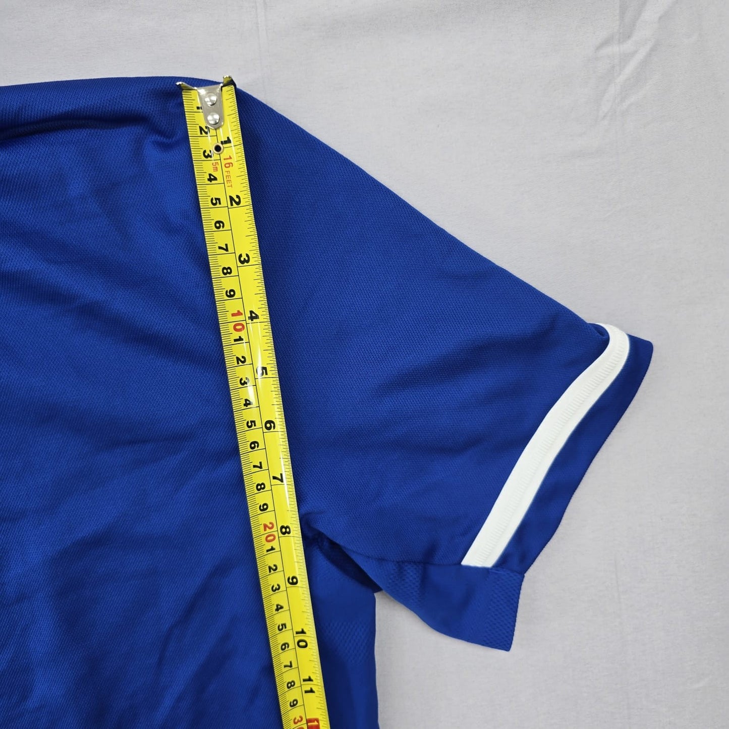 Adidas Women's Blue Aeroready Polo Shirt Size L