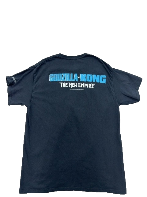 Gildan Men's L Black Godzilla Kong T-Shirt New Empire Blood Donor