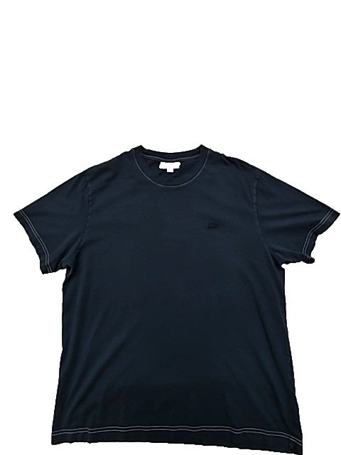 Lacoste Men's Black Crocodile Logo T-Shirt Size L Cotton