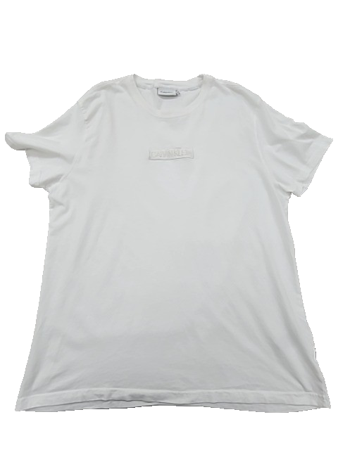 Calvin Klein Men's White Jersey – Size XXL, One-off pre-loved from Artistic