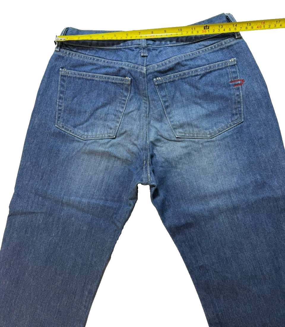 Women Diesel Only The Brave Blue Jeans | Made In Italy| Flared Boot Cotton | 31