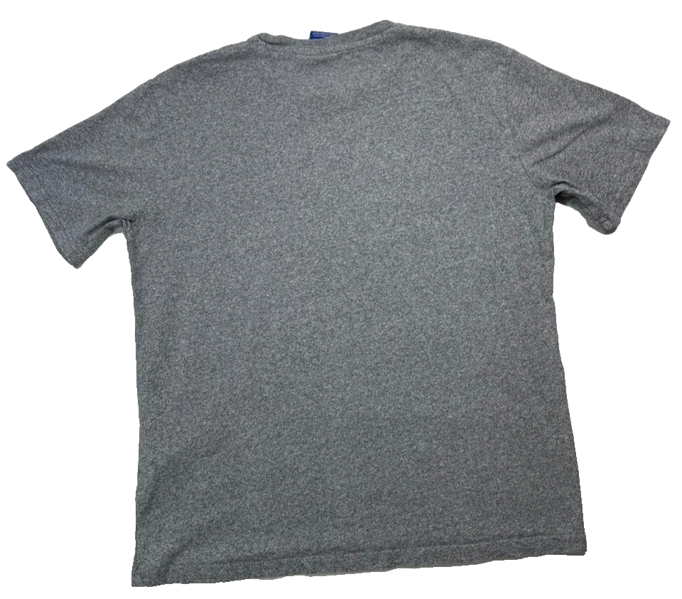 Gray Champion Crewneck T-Shirt With An Anime Graphic Print - Size M