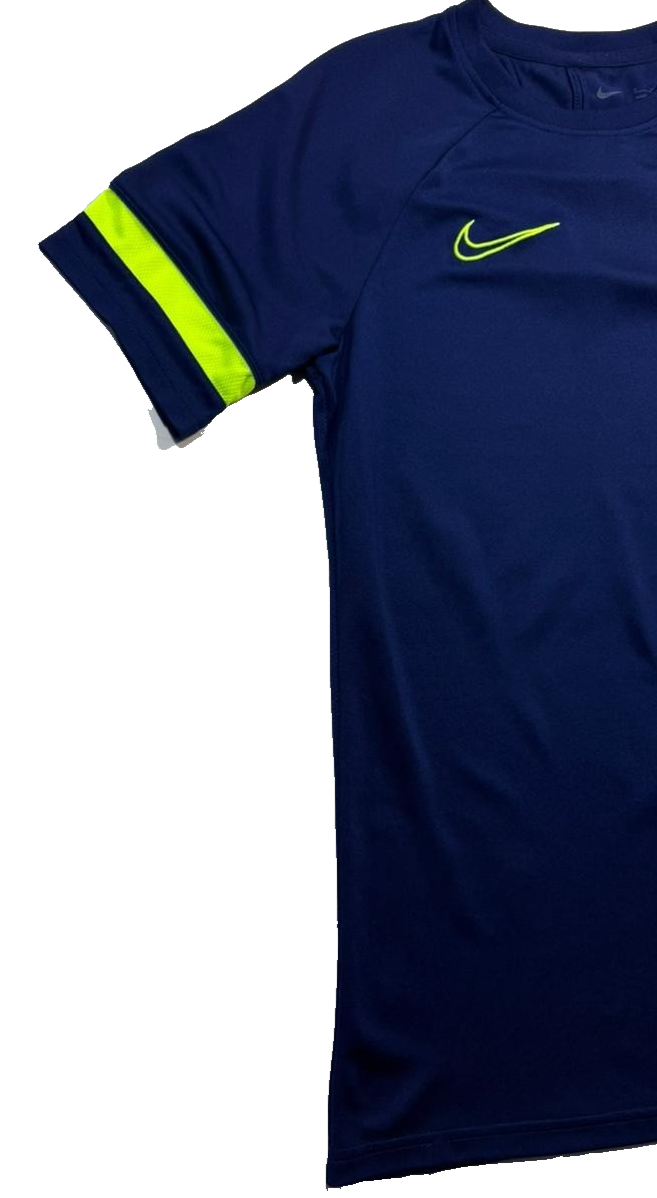 Nike Men's Navy Blue Dri-FIT Short Sleeve Soccer Jersey T-Shirt Size S