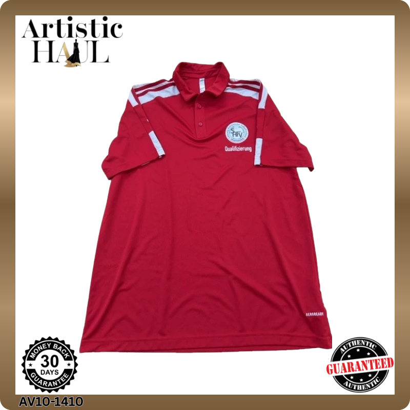 Adidas Men Red Polo Shirt size L product image 1