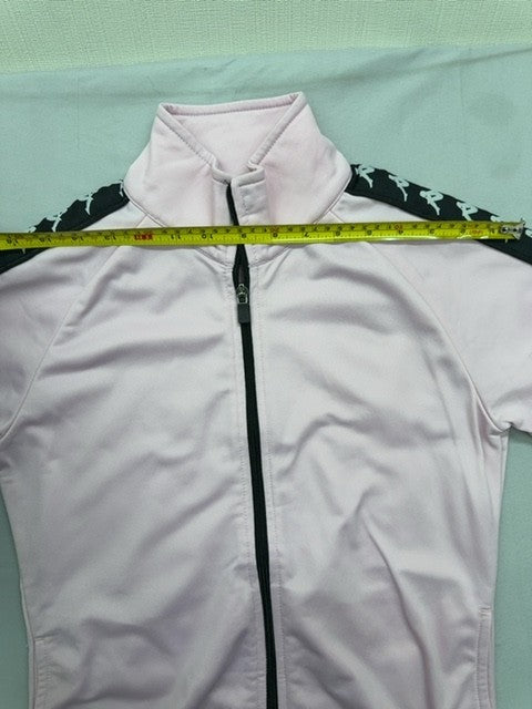 Kappa Women's Pink Track Jacket M Long Sleeve Zipper Med