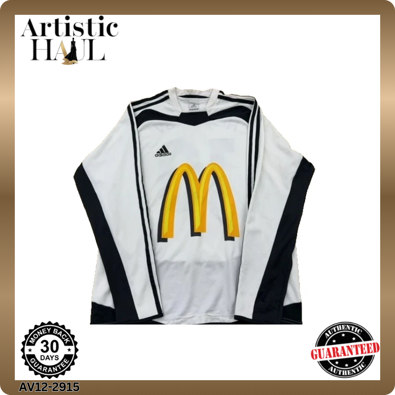 Adidas Men's White Soccer Jersey Size L Regular Thailand