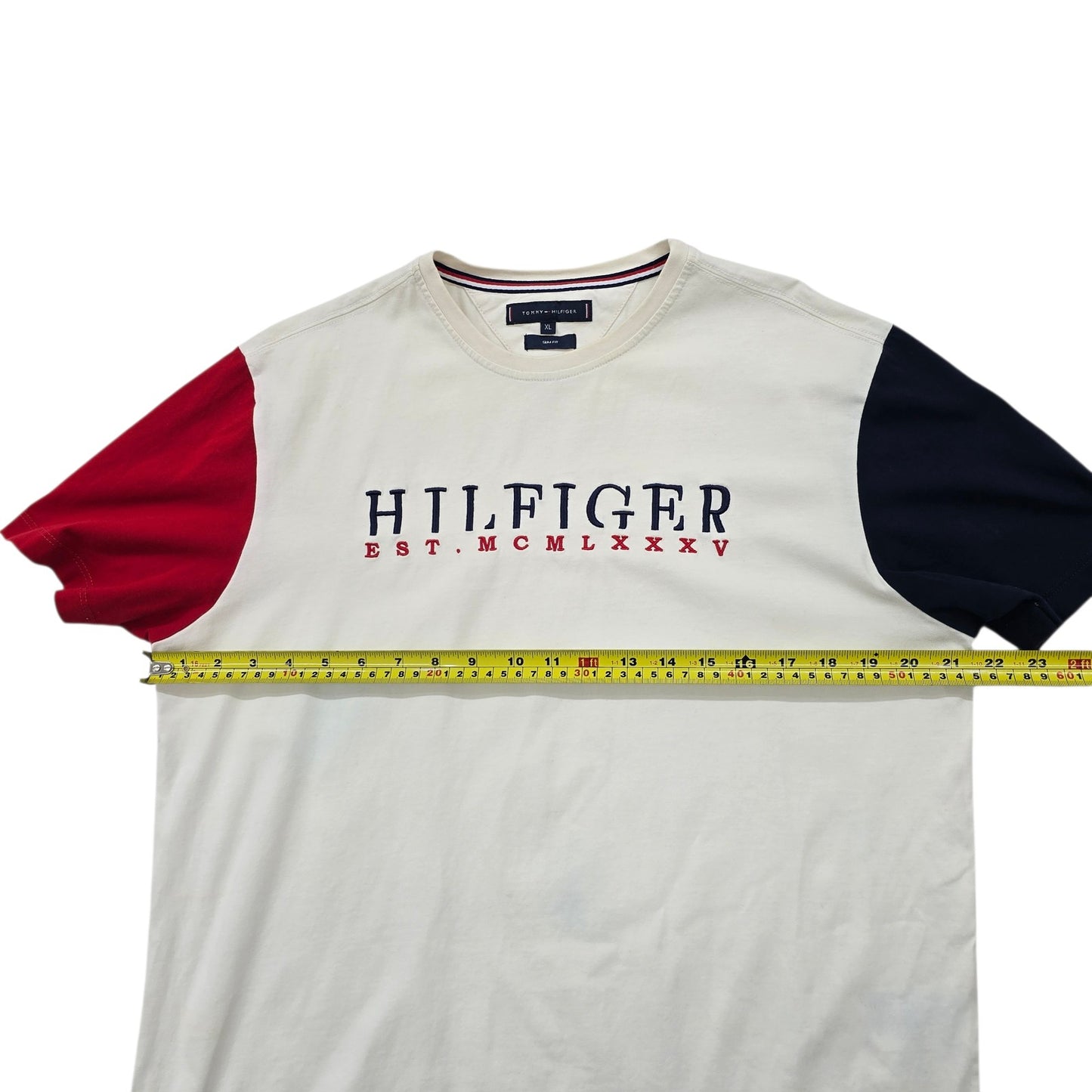 Tommy Hilfiger Men White T-Shirt size XL product image 7