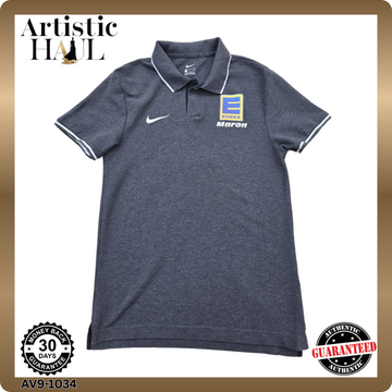 Nike Men's Grey Short Sleeve Polo Shirt Size S