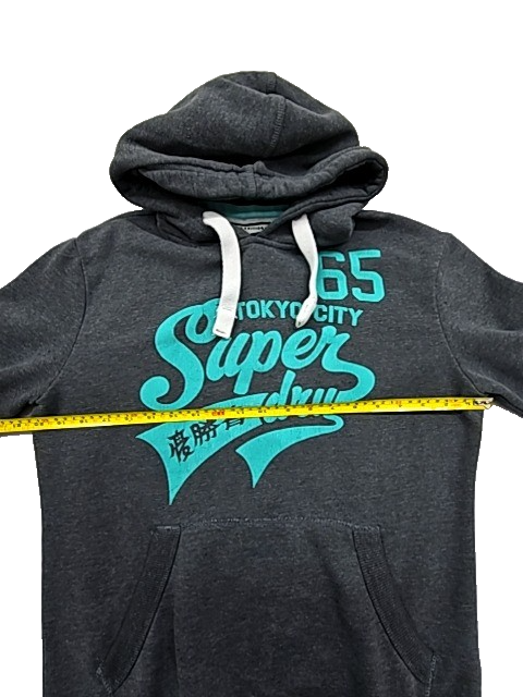 Superdry Men's Gray Hoodie Size M Vintage Limited Edition Tokyo