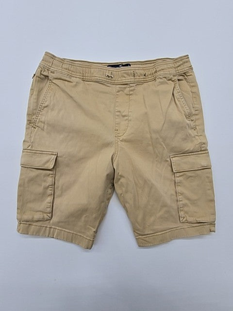 Hollister Men's Beige Shorts – Size L, Cargo