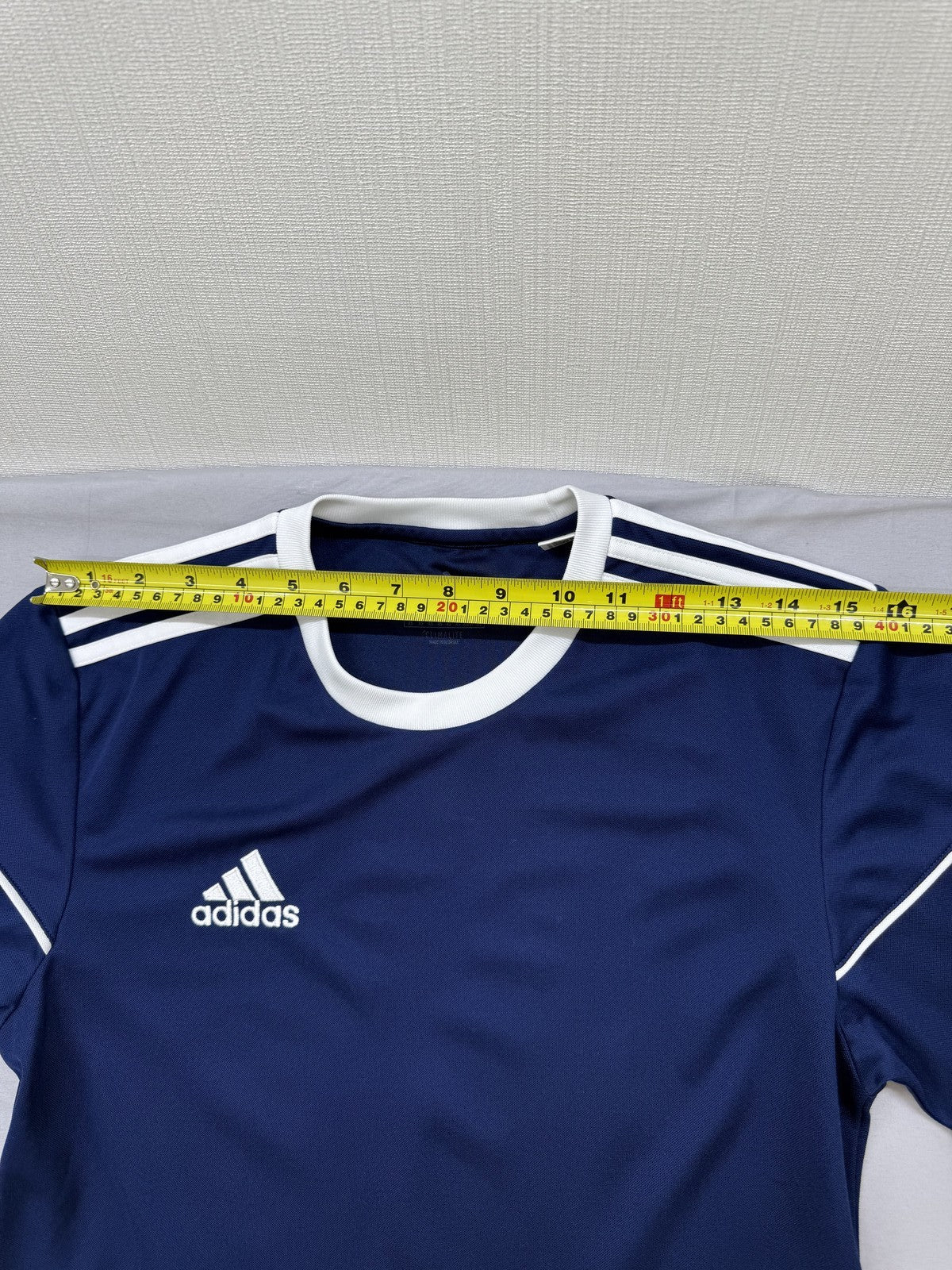 Adidas Men's Navy XS Short Sleeve Jersey Crewneck Climalite
