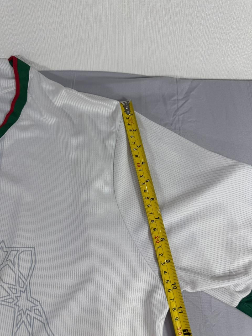 Puma Morocco National Team Football Jersey White Short Sleeve Men Large