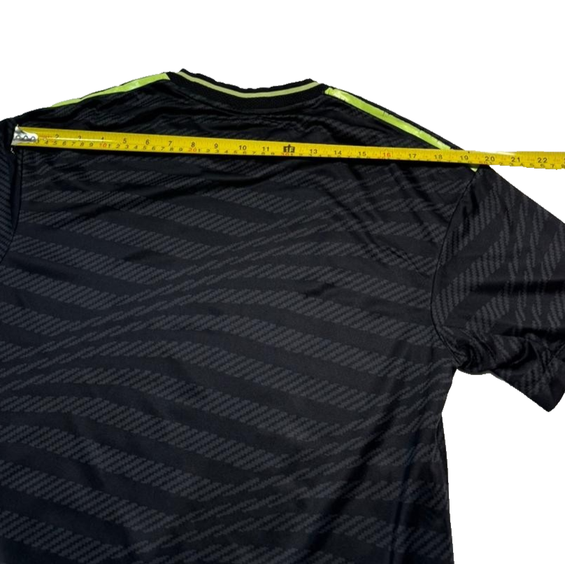 Adidas Real Madrid 2022/23 Third Jersey Black Green Men's Size M