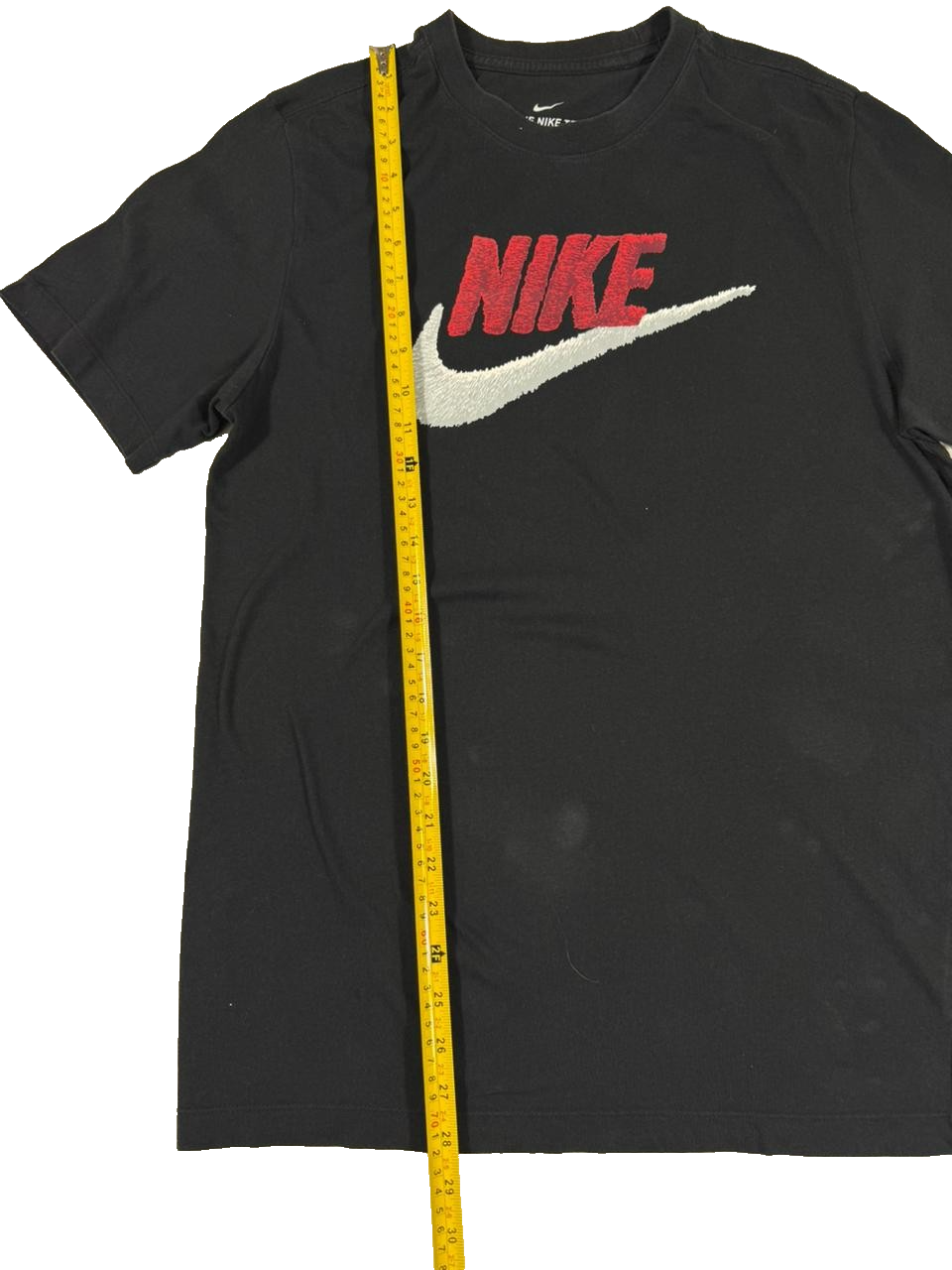 Nike Men's Black The Nike Tee T-Shirt M Short Sleeve Crew Neck Logo