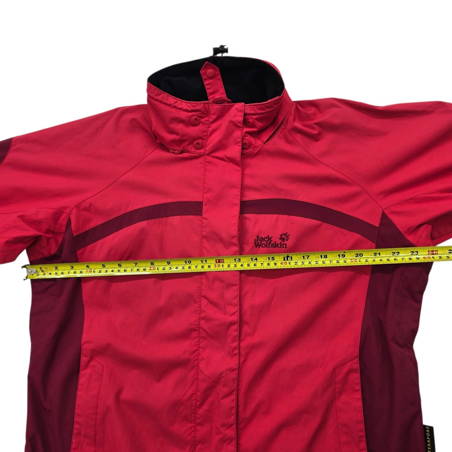 Jack Wolfskin Women's Red Windproof Waterproof Jacket Size L