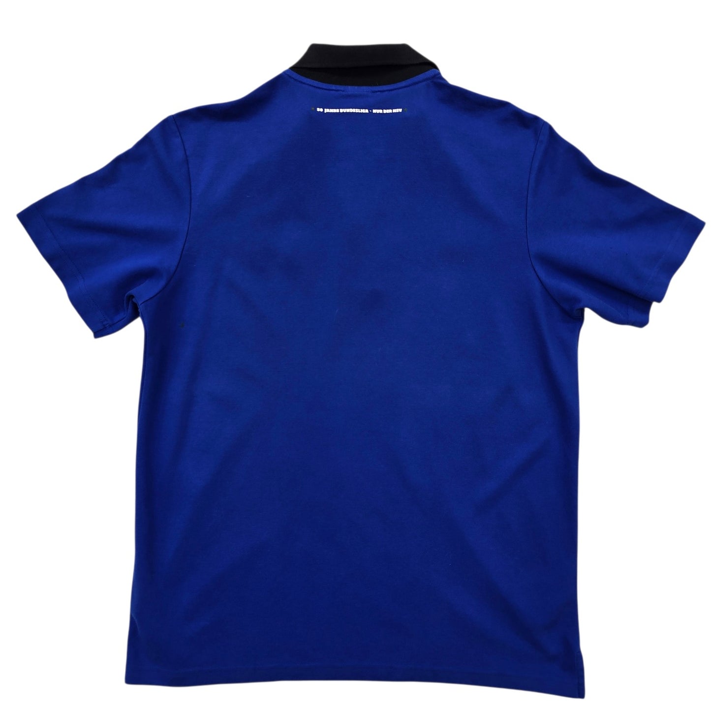 Adidas Men's Royal Blue Polo Short Sleeve Shirt Size L Three Stripes