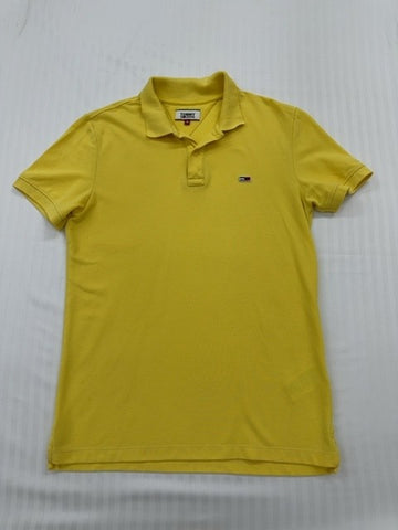 Tommy Hilfiger Women's Yellow Polo Shirt Size M