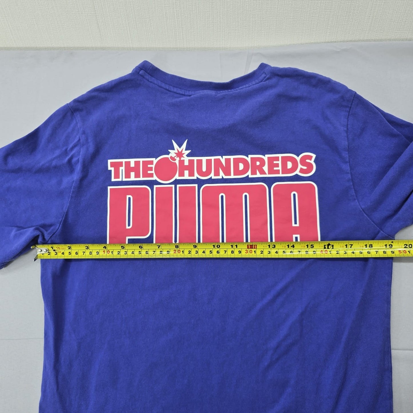 Puma Men's Navy Puma x The Hundreds T-Shirt Size S