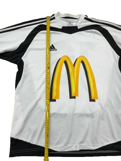 Adidas Men's White Soccer Jersey Size L Regular Thailand