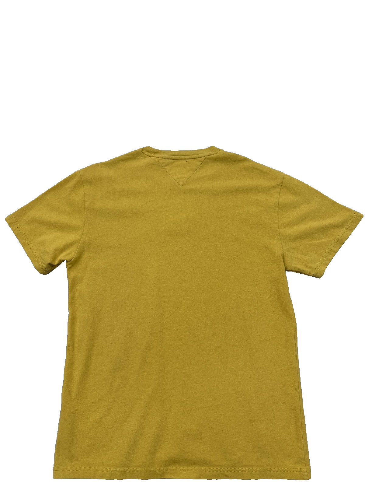 Tommy Jeans Men's Yellow Logo T-Shirt M Regular 100% Cotton