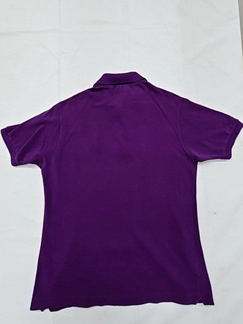 Lacoste Purple Cotton Pique Polo Shirt Men's M Classic Fit Short Sleeve