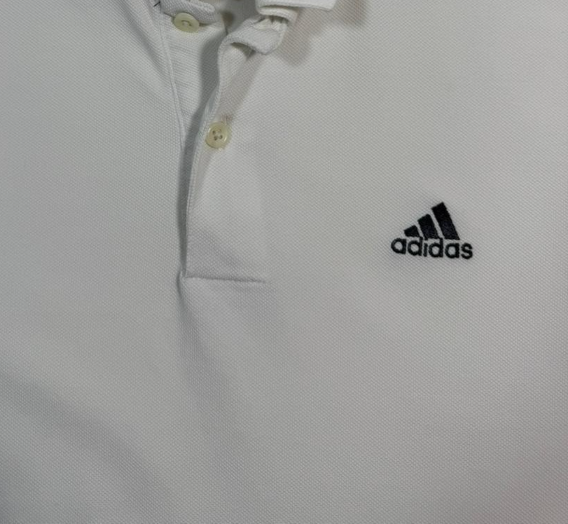 Adidas Men's White Performance Essentials Polo Shirt Size M