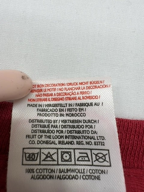 Fruit of the Loom Boys Red T-Shirt size M product image 5