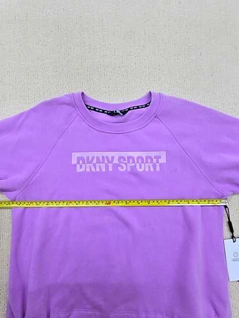 DKNY Sport Purple Women's Sweatshirt M Raglan Long Sleeve