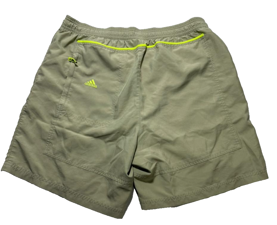 Adidas Men'S Training Shorts In A Light Olive Green Color - Size L