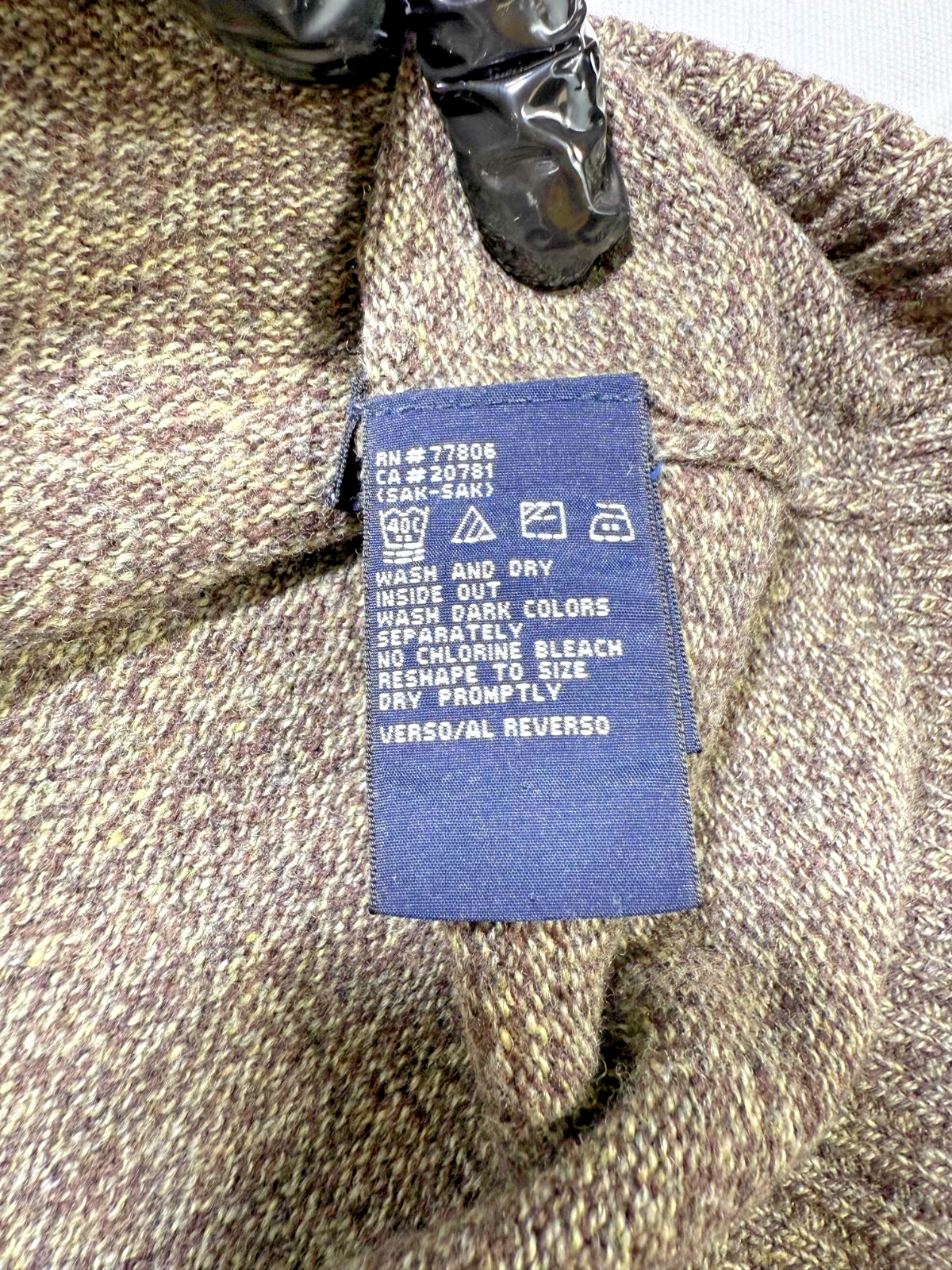 Tommy Hilfiger Men's Premium Lambswool Knit Sweater L