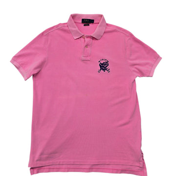 Polo Ralph Lauren Men's Pink Custom Fit Polo L