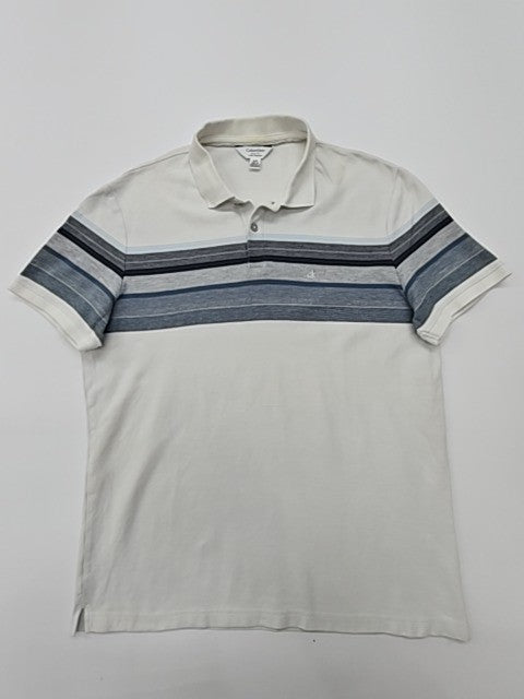 Calvin Klein Men White Polo Shirt size S product image 3