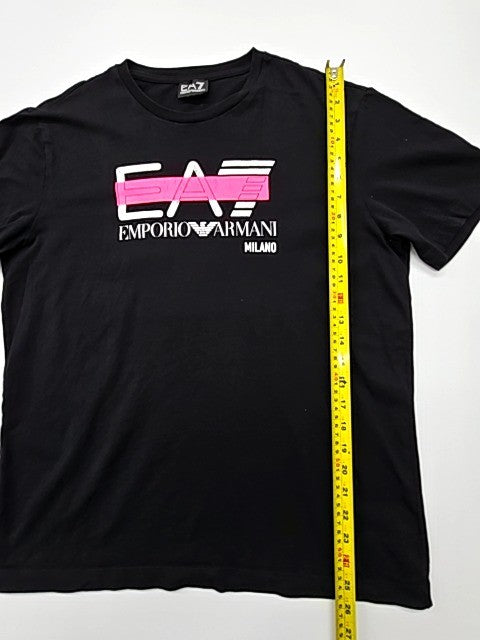 EA7 Men Black T-Shirt size XL product image 8
