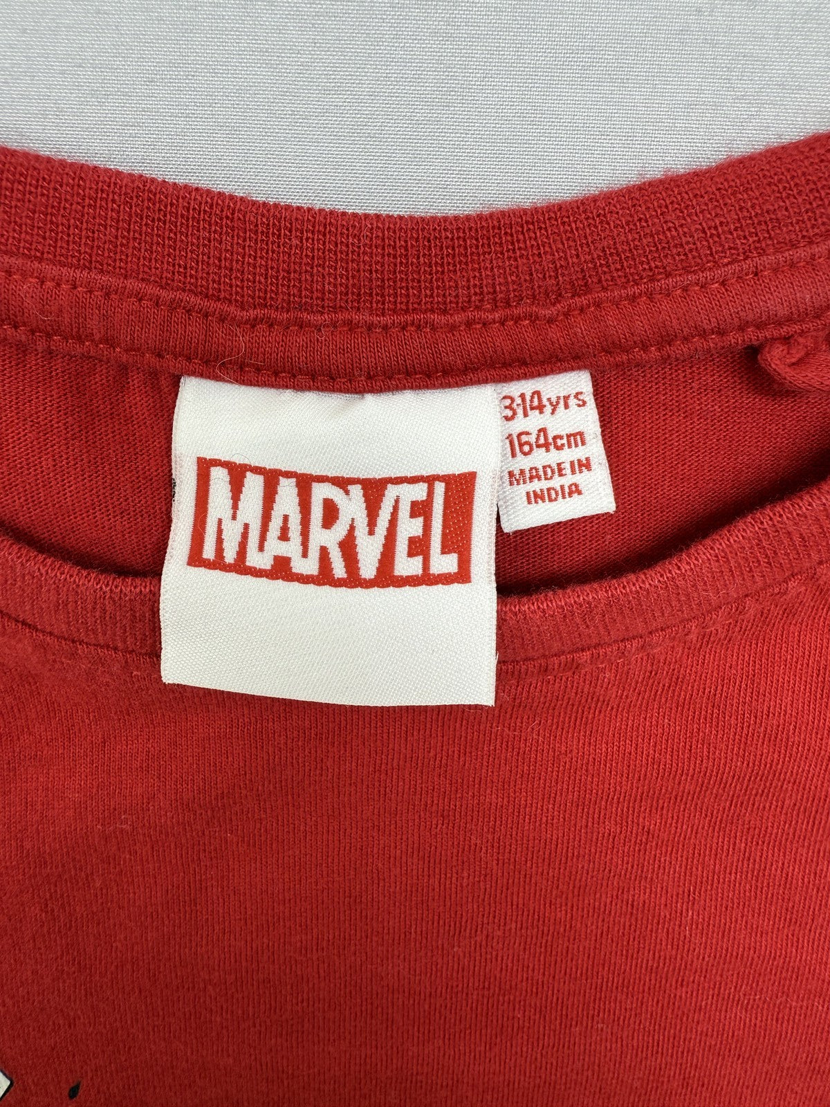 Marvel Avengers Kids T-Shirt Captain America Hulk Iron Man Thor Red