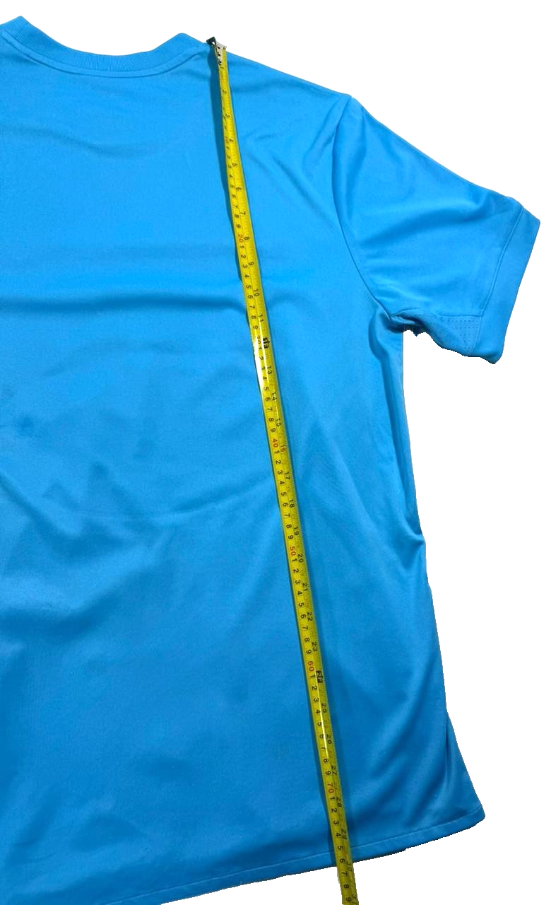 Adidas Olympique De Marseille 2017-2018 Away Football Shirt In Light Blue - L