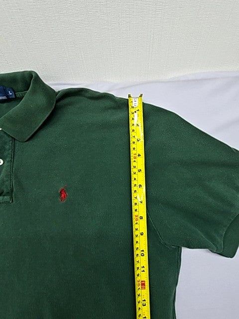 Polo Ralph Lauren Men's Green Classic Fit Polo Shirt Size L