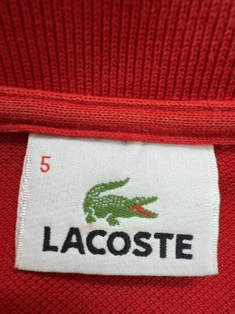 Lacoste Men Red Polo Shirt size 5 product image 3