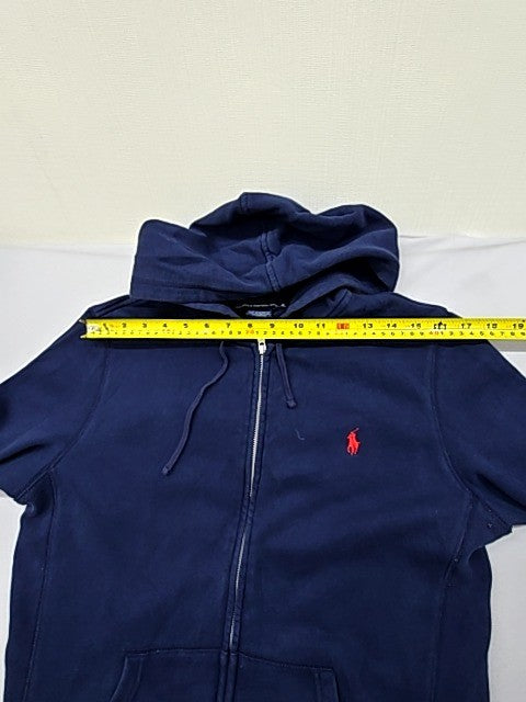 Ralph Lauren Men's Navy Fleece Pullover Hoodie XL
