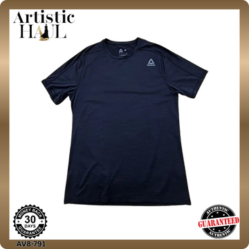 Reebok Men's Navy M Short Sleeve ActivChill Crewneck T-Shirt