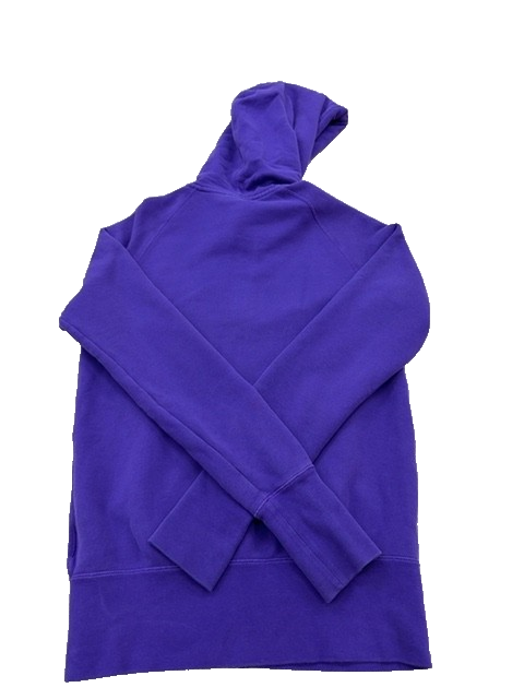 Nike Unisex Purple Full-Zip Hoodie Size L 100% Cotton Sportswear