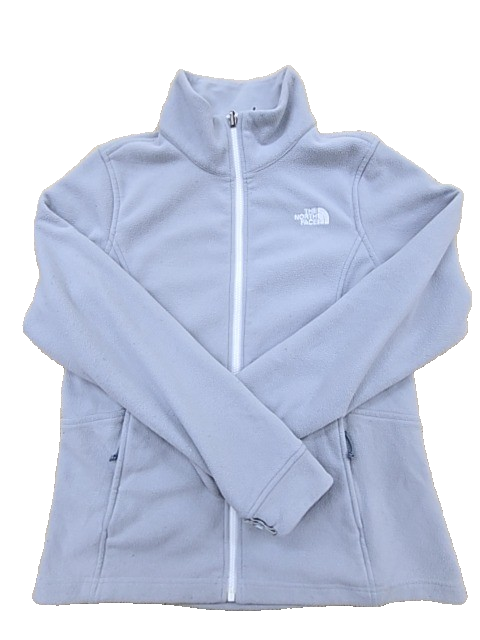 The North Face Women's Grey Full-Zip Fleece Jacket Size M