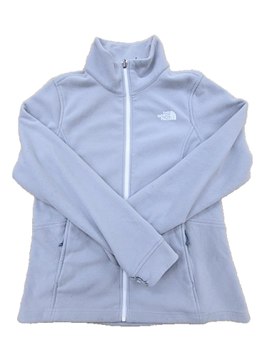 The North Face Women's Grey Full-Zip Fleece Jacket Size M