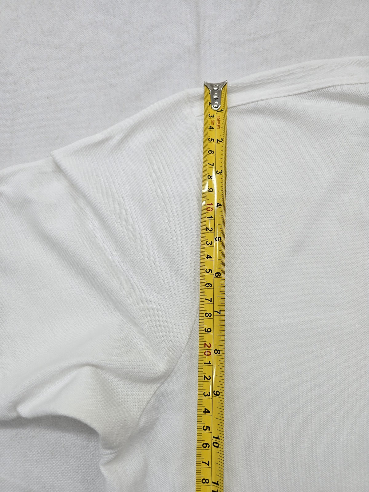 Kappa Men's White Cotton Polo Shirt Large Short Sleeve Button