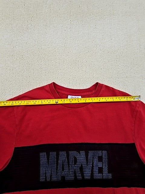 Marvel Men's Red 2XL Short Sleeve Color Block Graphic T-Shirt