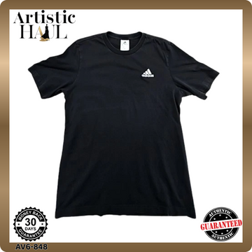 Adidas Black Men's Short Sleeve Crewneck T-Shirt Size S DA2420 Regular