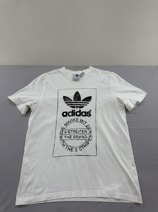 Adidas Originals Men's White T-Shirt – Size M, Cotton
