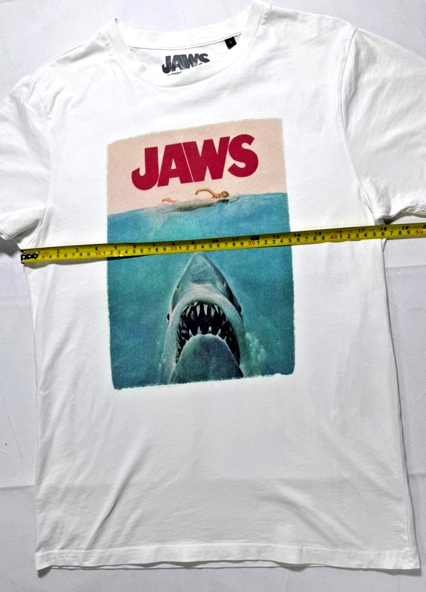 Universal Studios Shark Film Cotton Short Sleeve T-Shirt - Sizes S