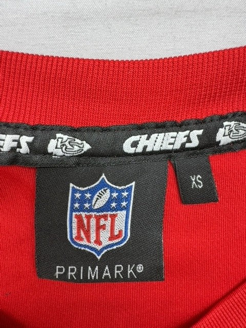 Primark Chiefs NFL Red Mesh T-Shirt XS Short Sleeve Regular
