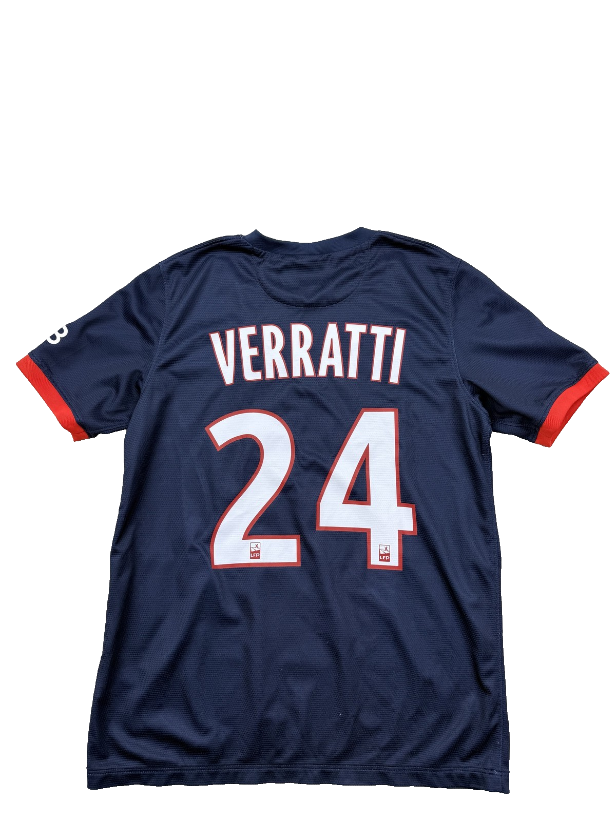 Nike L Football Jersey Navy L Dri-FIT Short Sleeve Stripe
